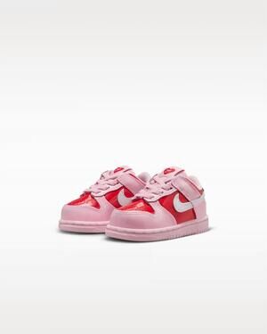 NEW NIKE kids dunk low “valentines day 2026” sneakers in pink foam/light crimson